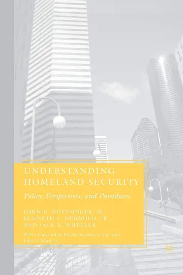 Cover of Understanding Homeland Security