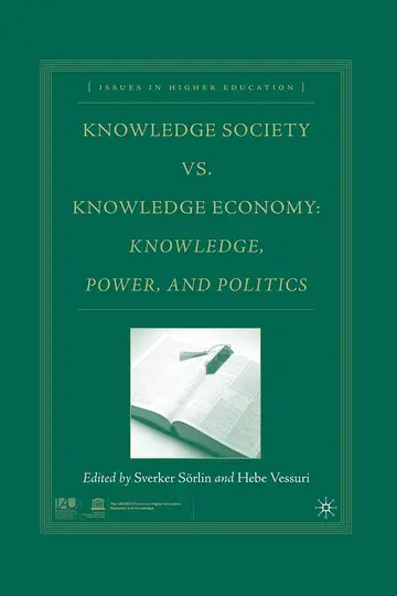 Cover of Knowledge Society Vs. Knowledge Economy