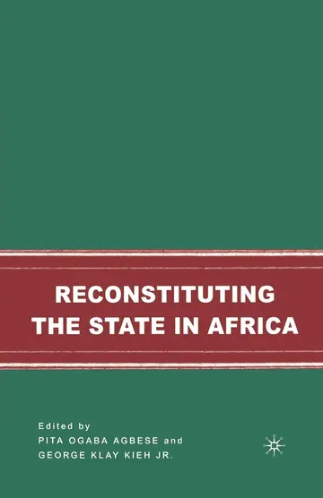 Cover of Reconstituting the State in Africa