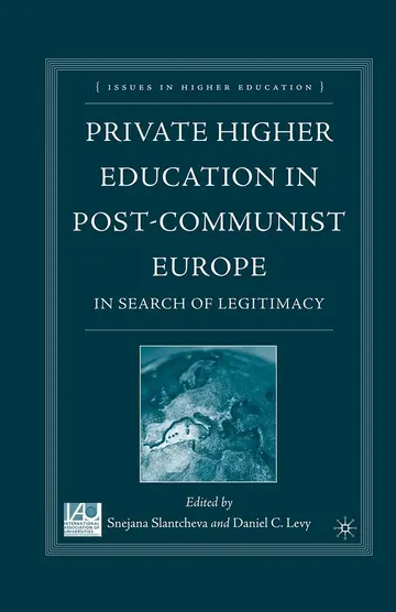 Cover of Private Higher Education in Post-communist Europe