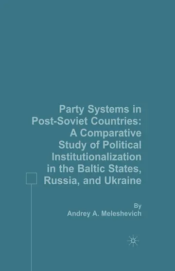 Cover of Party Systems in Post-soviet Countries
