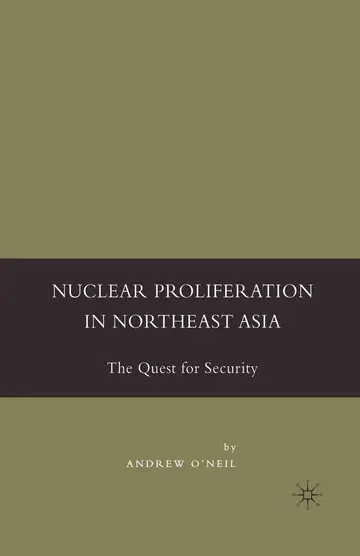 Cover of Nuclear Proliferation in Northeast Asia