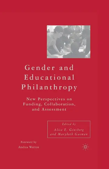 Cover of Gender and Educational Philanthropy