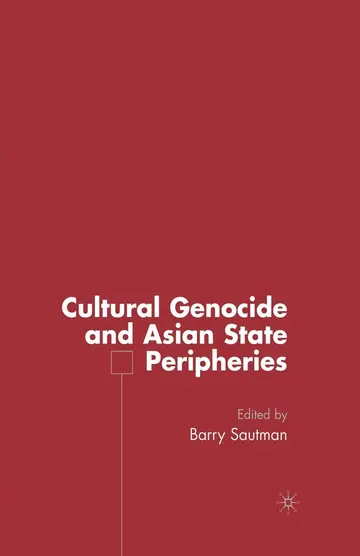 Cover of Cultural Genocide and Asian State Peripheries