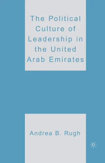 Cover of The Political Culture of Leadership in the United Arab Emirates