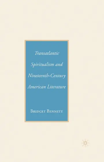 Cover of Transatlantic Spiritualism and Nineteenth-Century American Literature