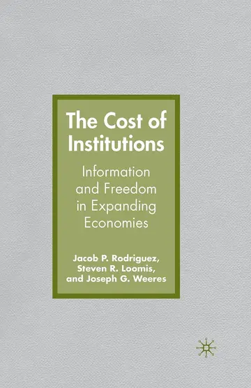 Cover of The Cost of Institutions