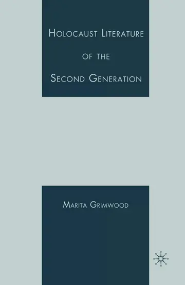 Cover of Holocaust Literature of the Second Generation