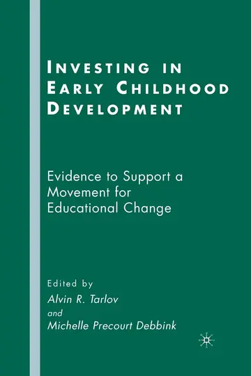 Cover of Investing in Early Childhood Development