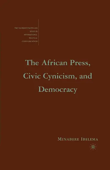Cover of The African Press, Civic Cynicism, and Democracy