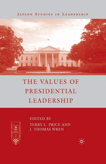 Cover of The Values of Presidential Leadership