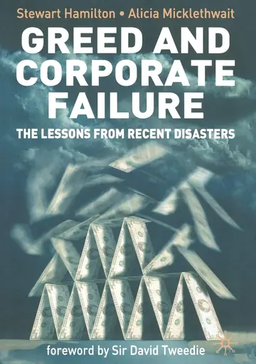 Cover of Greed and Corporate Failure