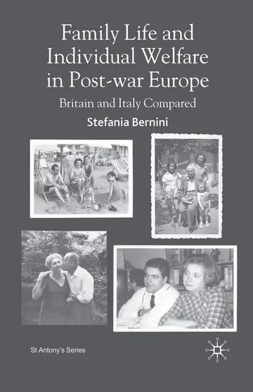 Cover of Family Life and Individual Welfare in Post-war Europe