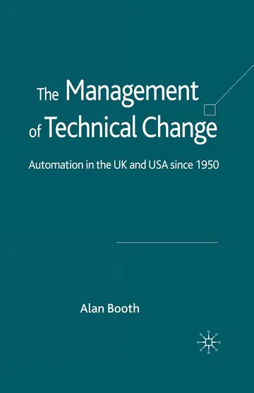 Cover of The Management of Technical Change