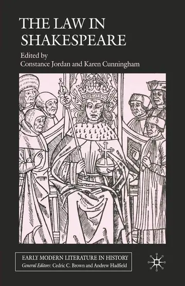 Cover of The Law in Shakespeare