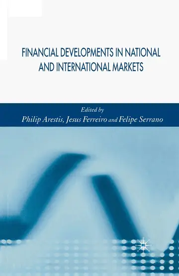 Cover of Financial Developments in National and International Markets