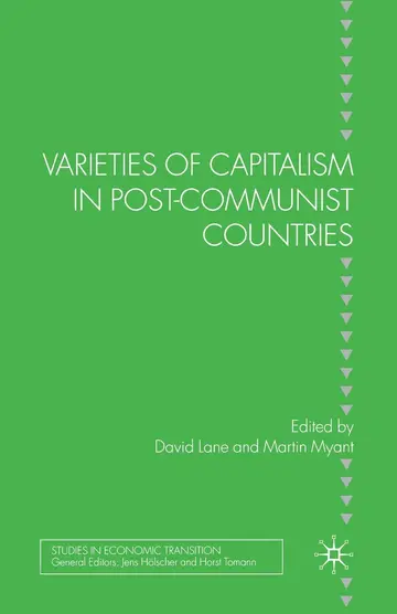 Cover of Varieties of Capitalism in Post-Communist Countries