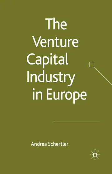 Cover of The Venture Capital Industry in Europe