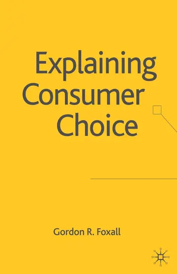 Cover of Explaining Consumer Choice