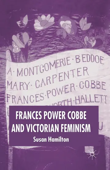 Cover of Frances Power Cobbe and Victorian Feminism