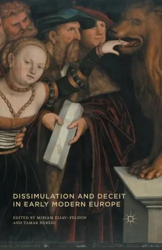 Cover of Dissimulation and Deceit in Early Modern Europe