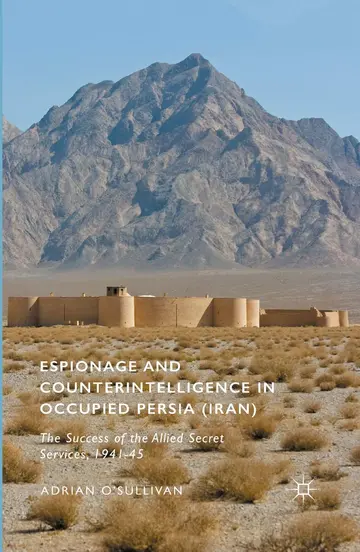 Cover of Espionage and Counterintelligence in Occupied Persia (Iran)