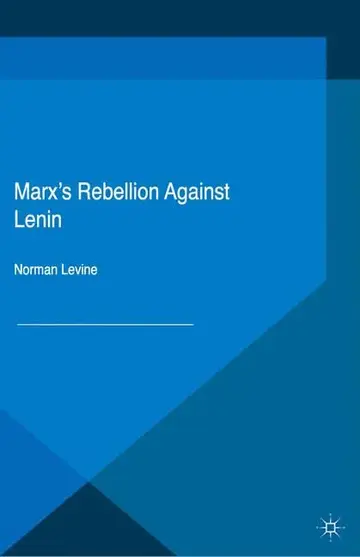 Cover of Marx's Rebellion Against Lenin