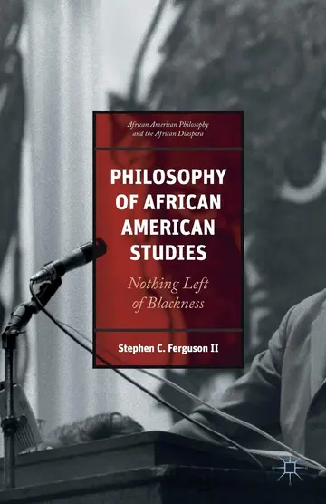 Cover of Philosophy of African American Studies