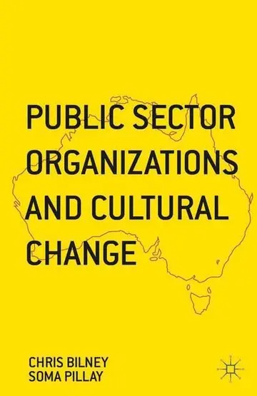 Cover of Public Sector Organizations and Cultural Change