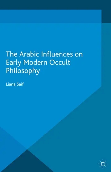 Cover of The Arabic Influences on Early Modern Occult Philosophy