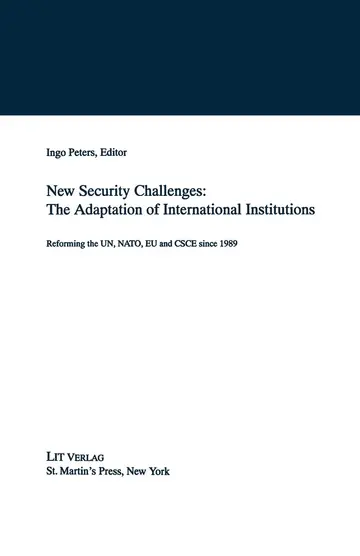 Cover of New Security Challenges