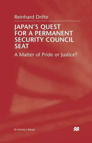Cover of Japan's Quest for A Permanent Security Council Seat