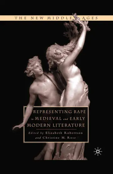 Cover of Representing Rape in Medieval and Early Modern Literature