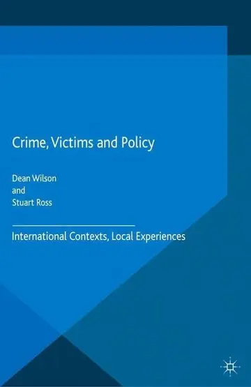 Cover of Crime, Victims and Policy