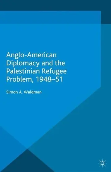 Cover of Anglo-American Diplomacy and the Palestinian Refugee Problem, 1948-51