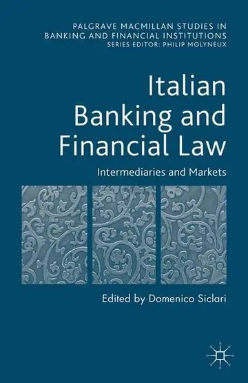 Cover of Italian Banking and Financial Law