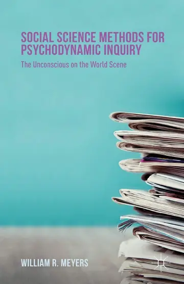 Cover of Social Science Methods for Psychodynamic Inquiry