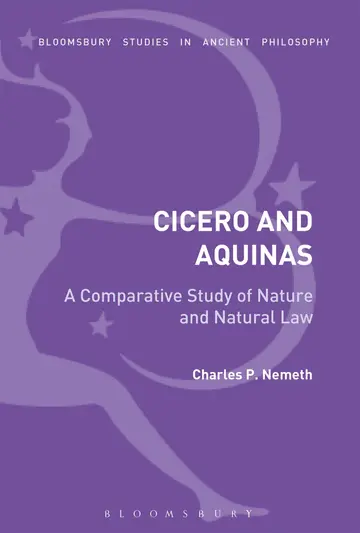 Cover of A Comparative Analysis of Cicero and Aquinas