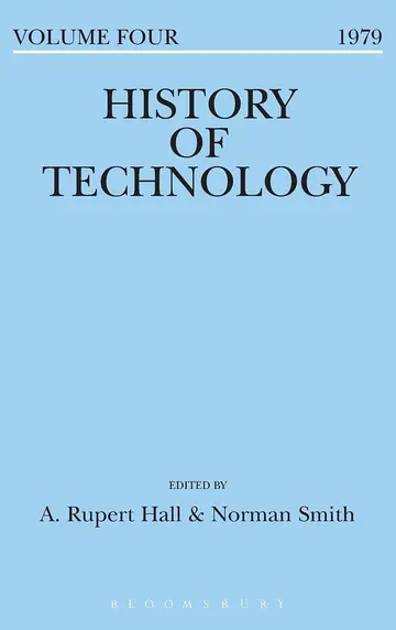 Cover of History of Technology Volume 4