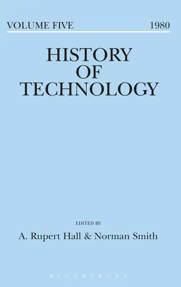 Cover of History of Technology Volume 5