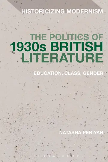 Cover of The Politics of 1930s British Literature