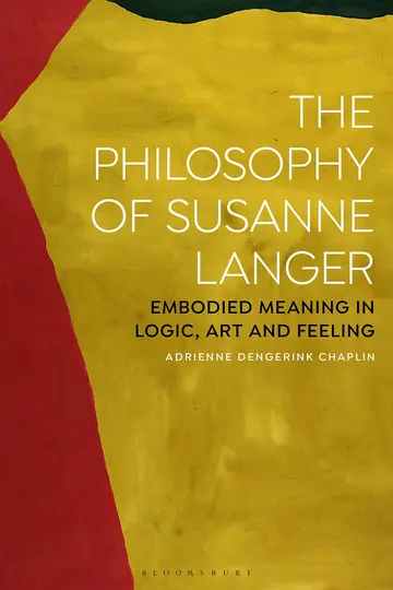 Cover of The Philosophy of Susanne Langer