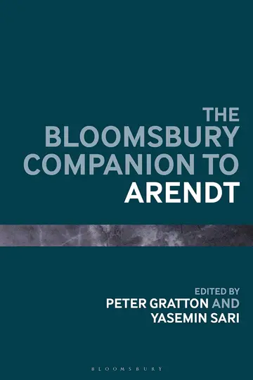 Cover of The Bloomsbury Companion to Arendt