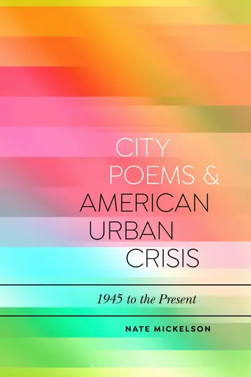 Cover of City Poems and American Urban Crisis