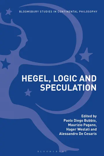 Cover of Hegel, Logic and Speculation