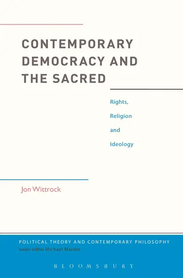 Cover of Contemporary Democracy and the Sacred