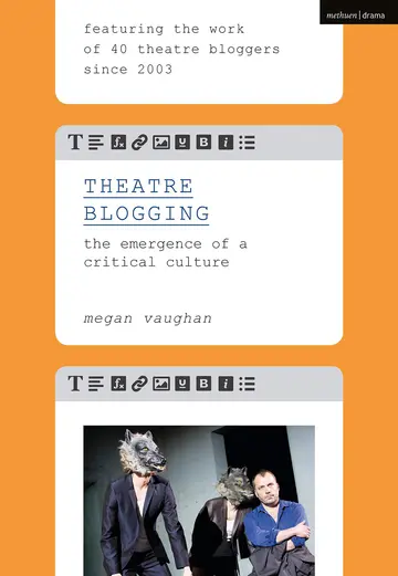 Cover of Theatre Blogging