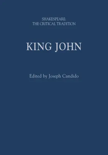 Cover of King John
