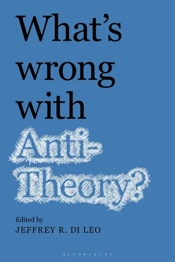 Cover of What’s Wrong with Antitheory?