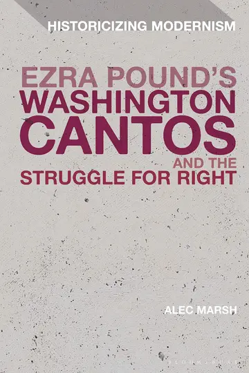 Cover of Ezra Pound's Washington Cantos and the Struggle for Light